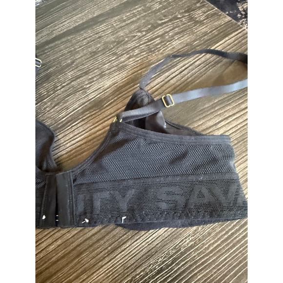 SAVAGE X FENTY Mesh Black Adjustable Bra - Picture 4 of 5